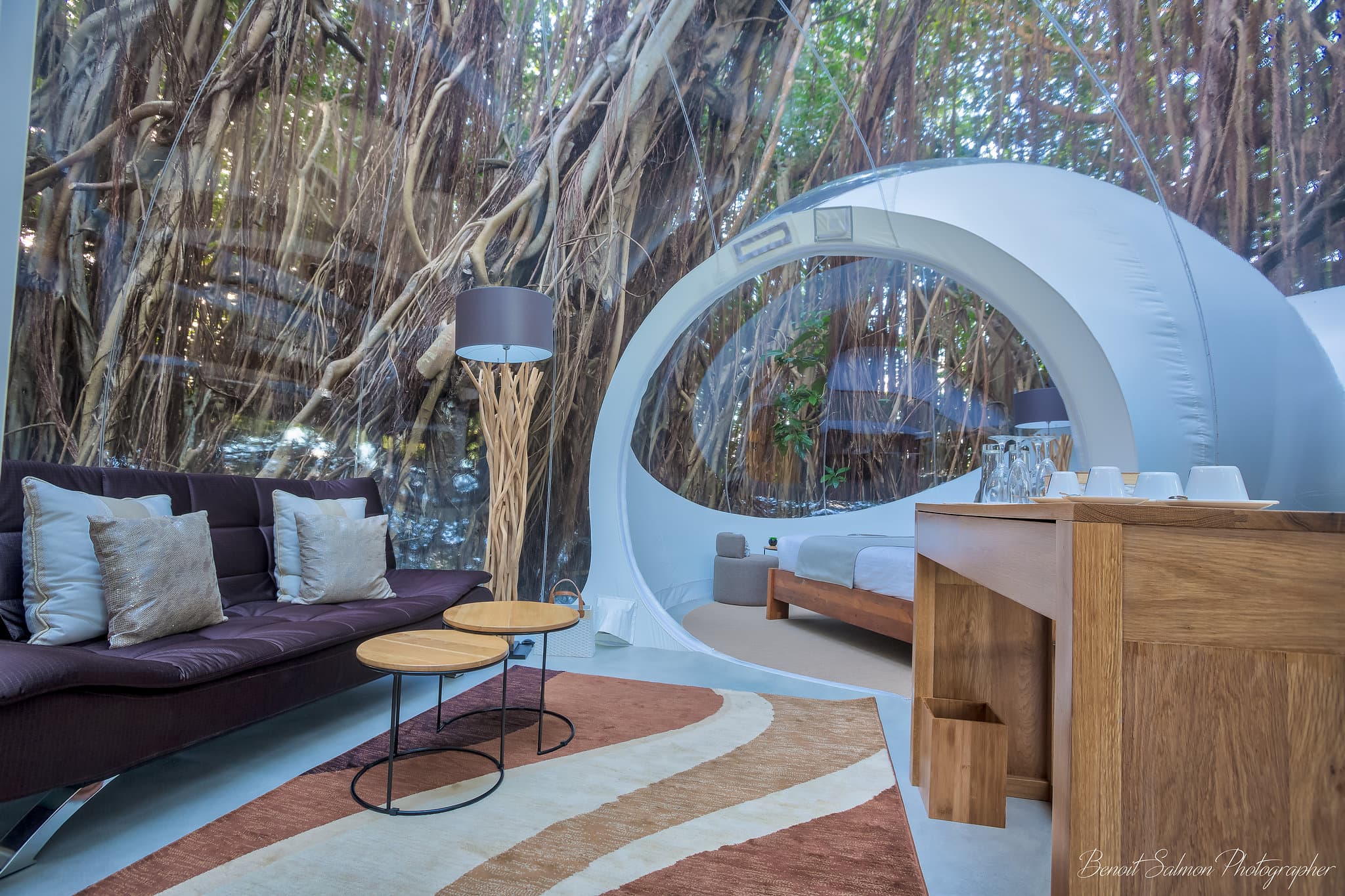 BUBBLE LODGE, ILE AUX CERFS